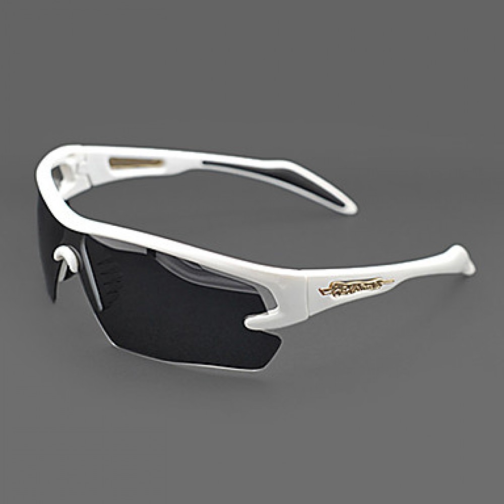 Sunglasses Men / Women / Unisex's Classic / Sports / Fashion / Sunglass Style Wrap White Cycling Half-Rim  