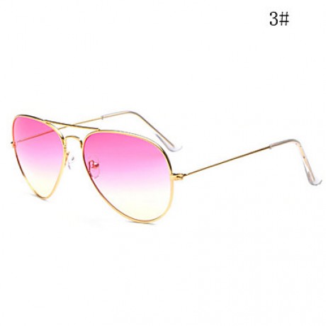 Sunglasses Men / Women / Unisex's Fashion Flyer Silver / Gold Sunglasses Full-Rim  