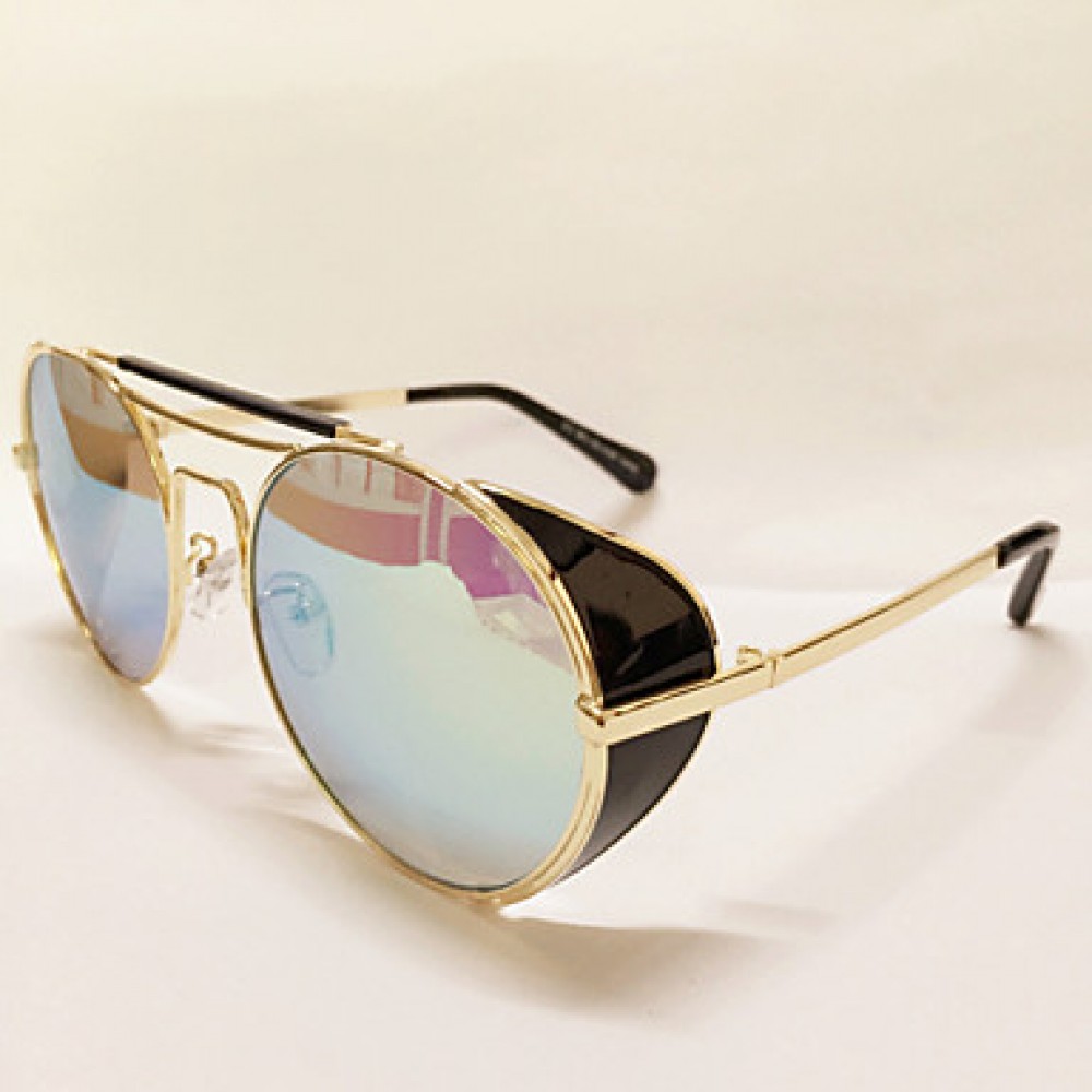 Sunglasses Men / Women / Unisex's Retro/Vintage / Modern / Fashion Browline Silver / Gold Sunglasses Full-Rim  