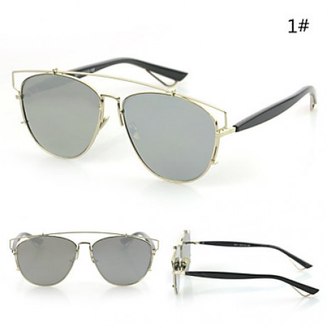 Sunglasses Men / Women / Unisex's Modern / Fashion Browline Silver / Gold Sunglasses Full-Rim  