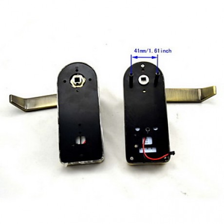 Keyless Electronic Digital Door Lock, Antique Brass Finish  