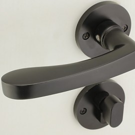 Contemporary Aluminum Black Keyed Entry Door Lock  