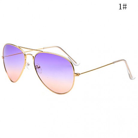 Sunglasses Men / Women / Unisex's Fashion Flyer Silver / Gold Sunglasses Full-Rim  