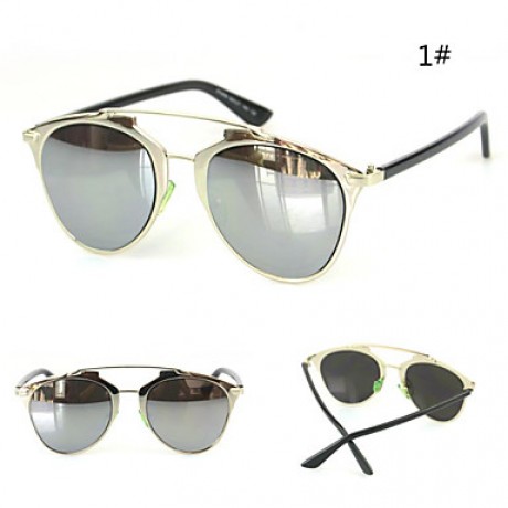 Sunglasses Women's Modern / Fashion Cat-eye Black / Silver / Gold Sunglasses Full-Rim  