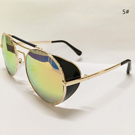 Sunglasses Men / Women / Unisex's Retro/Vintage / Modern / Fashion Browline Silver / Gold Sunglasses Full-Rim  