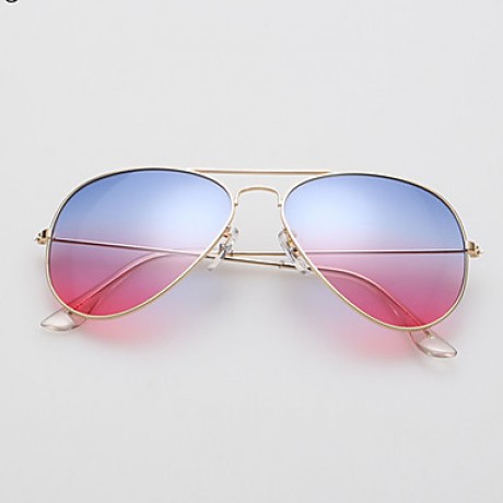 Sunglasses Men / Women / Unisex's Elegant / Retro/Vintage / Fashion / Aviator Flyer Silver / Gold Sunglasses Full-Rim  