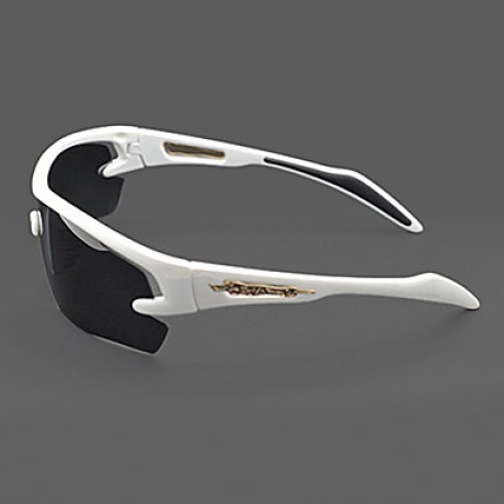 Sunglasses Men / Women / Unisex's Classic / Sports / Fashion / Sunglass Style Wrap White Cycling Half-Rim  