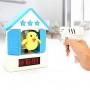 Creative Cute Brid Shooting Multi-functional Alarm Clock  