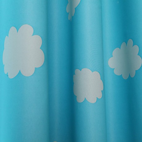 Two Panel European Contracted Cartoon Style Children Room Sitting Room The Bedroom Curtains  