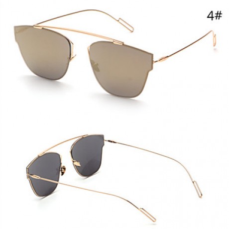 Sunglasses Women's Modern / Fashion Hiking Silver / Gold Sunglasses Full-Rim  