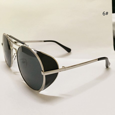 Sunglasses Men / Women / Unisex's Retro/Vintage / Modern / Fashion Browline Silver / Gold Sunglasses Full-Rim  