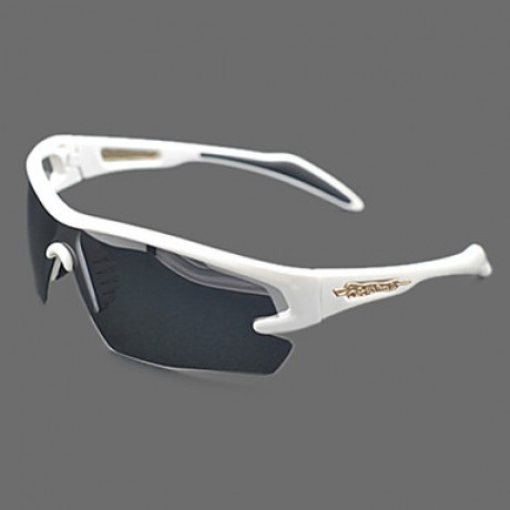 Sunglasses Men / Women / Unisex's Classic / Sports / Fashion / Sunglass Style Wrap White Cycling Half-Rim  