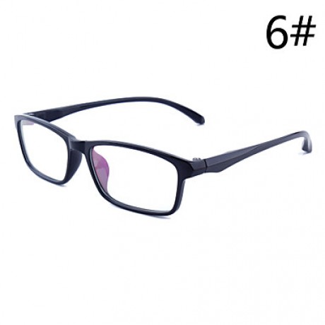  Men / Women / Unisex 's Memory Titanium Rectangle Half-Rim Classic / Lightweight Prescription Eyeglasses  