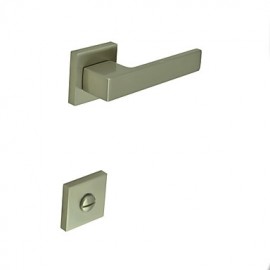 Contemporary Brushed Nickel Alloy Handlesets  