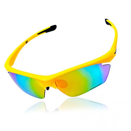 Polarized TR90 Material Cycling Glasses with 5 lens Outdoor Sports Bicycle Sunglasses BC-106  