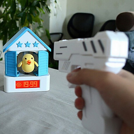 Creative Cute Brid Shooting Multi-functional Alarm Clock  