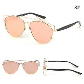 Sunglasses Men / Women / Unisex's Modern / Fashion Browline Silver / Gold Sunglasses Full-Rim  