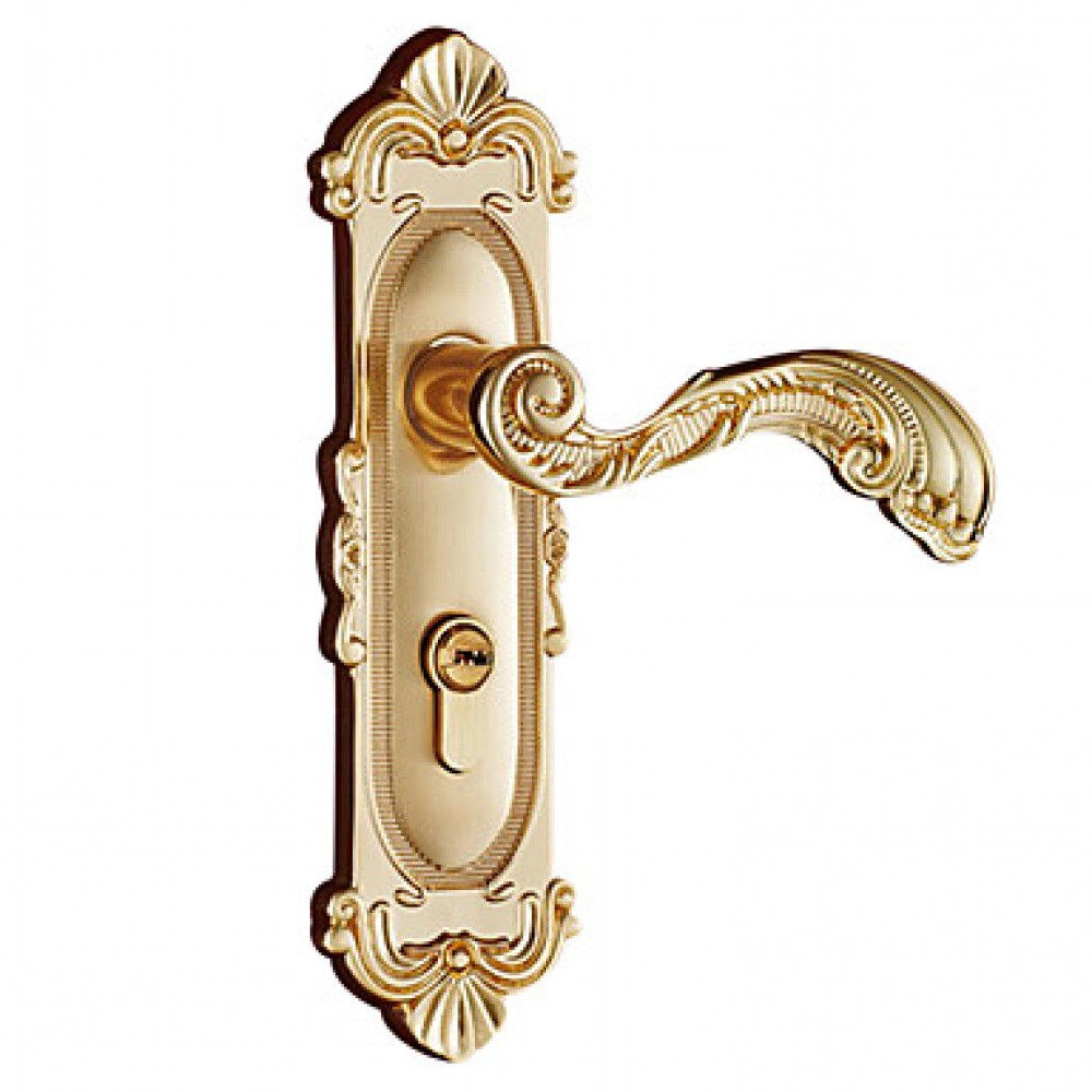 Zinc Alloy golden Room door lock (CX50-6111-6)  