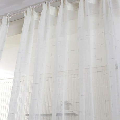 Two Panel The Dining-Room Of Europe Type Simple Fashion Style Bedroom Jacquard Gauze Shade  