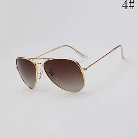 Sunglasses Men / Women / Unisex's Elegant / Retro/Vintage / Fashion / Aviator Flyer Silver / Gold Sunglasses Full-Rim  