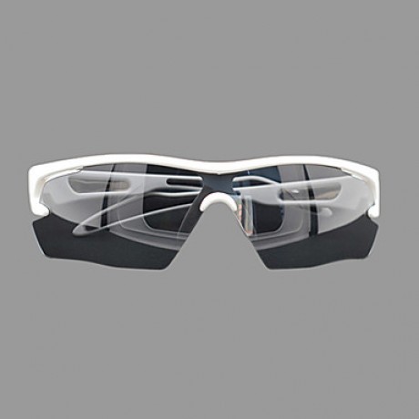 Sunglasses Men / Women / Unisex's Classic / Sports / Fashion / Sunglass Style Wrap White Cycling Half-Rim  