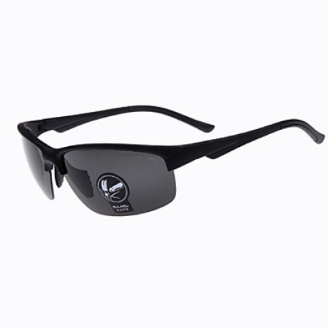 Cycling Men's 100% UV400 Polarized Alloy Wrap Sports Glasses(Assorted Color)  