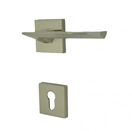 Brushed Nickel Alloy One Set Door Handle  