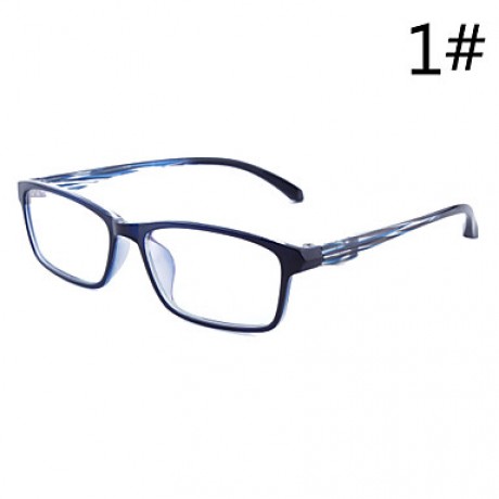  Men / Women / Unisex 's Memory Titanium Rectangle Half-Rim Classic / Lightweight Prescription Eyeglasses  