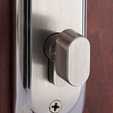 StainlessSteel Zinc Alloy Silver Keyed Entry Door Lock  