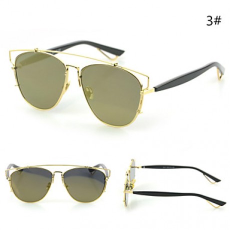 Sunglasses Men / Women / Unisex's Modern / Fashion Browline Silver / Gold Sunglasses Full-Rim  