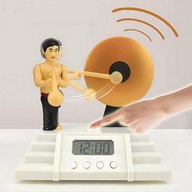 Creative Cute Knock A Gong Multi-functional Alarm Clock  