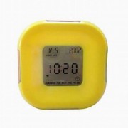 All Sides Rotating Including Calendar Temperature Rountdown Alarm Clocks (Color Random)  