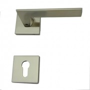 Brushed Nickel Alloy One Set Door Handle  