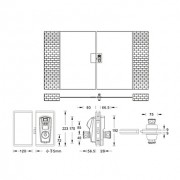 Archie Zinc Alloy Fingerprint & Code Door Lock (0950-J1031-J1014-03 30)  