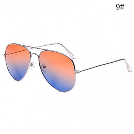 Sunglasses Men / Women / Unisex's Fashion Flyer Silver / Gold Sunglasses Full-Rim  