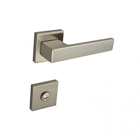 Contemporary Brushed Nickel Alloy Handlesets  