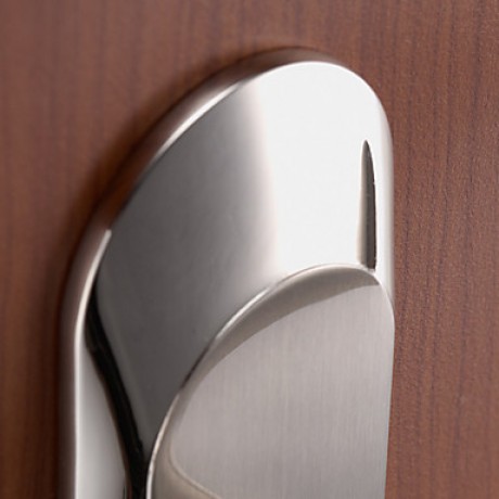 Contemporary Zinc Alloy Silver Keyed Entry Door Lock  