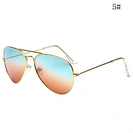 Sunglasses Men / Women / Unisex's Fashion Flyer Silver / Gold Sunglasses Full-Rim  