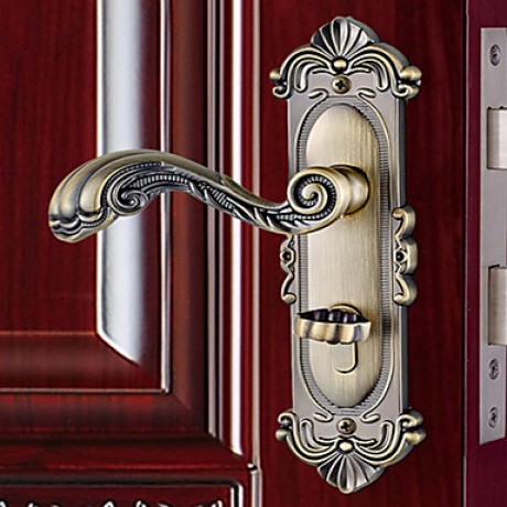 Zinc Alloy Bronze Room door lock(CX50-6111-2R)  