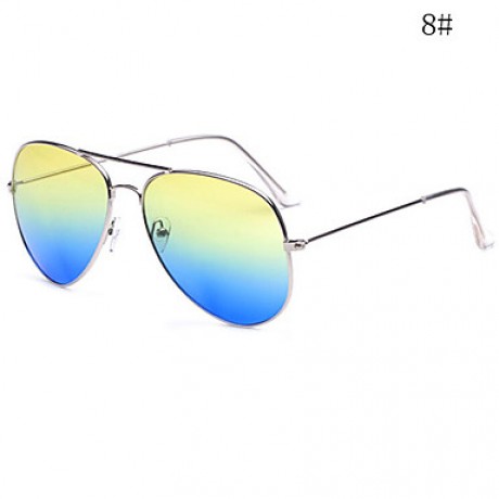 Sunglasses Men / Women / Unisex's Fashion Flyer Silver / Gold Sunglasses Full-Rim  