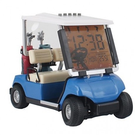 Originality Golf Car Alarm Clock Fashionable Design  with Battery (random Color)  