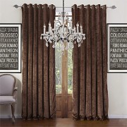 Two Panels Modern Solid As Per Picture Living Room Polyester Panel Curtains Drapes  