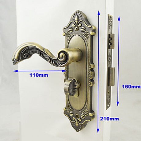 Traditional Antique Brass Zinc Alloy Door Locks  