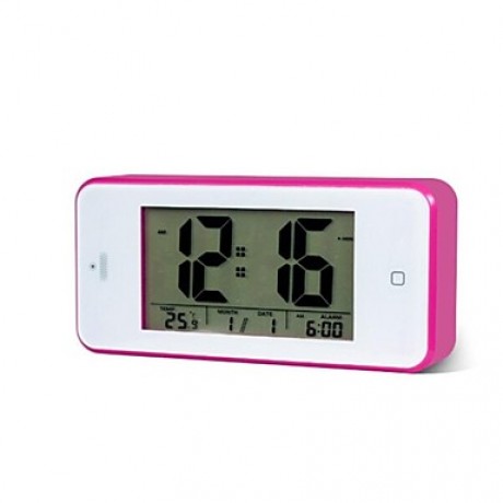 LCD Touch Alarm Clock Fashionable Design  C1019  