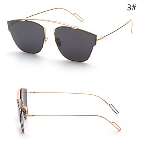 Sunglasses Women's Modern / Fashion Hiking Silver / Gold Sunglasses Full-Rim  