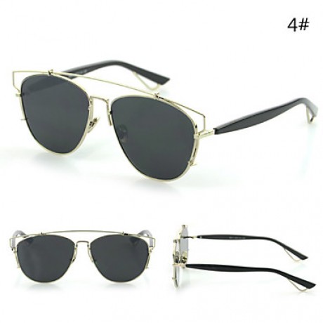 Sunglasses Men / Women / Unisex's Modern / Fashion Browline Silver / Gold Sunglasses Full-Rim  