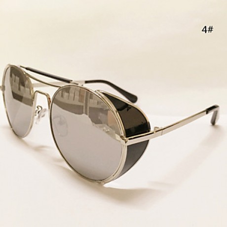 Sunglasses Men / Women / Unisex's Retro/Vintage / Modern / Fashion Browline Silver / Gold Sunglasses Full-Rim  