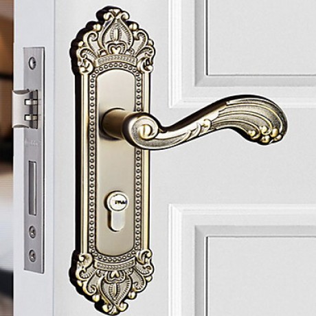 Zinc Alloy Retro Wooden doors Handle lock(CX4523-2)  