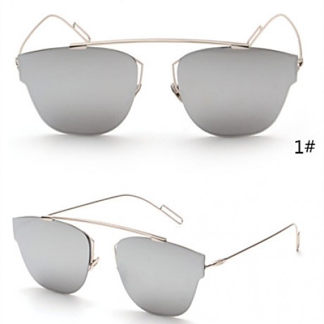 Sunglasses Women's Modern / Fashion Hiking Silver / Gold Sunglasses Full-Rim  