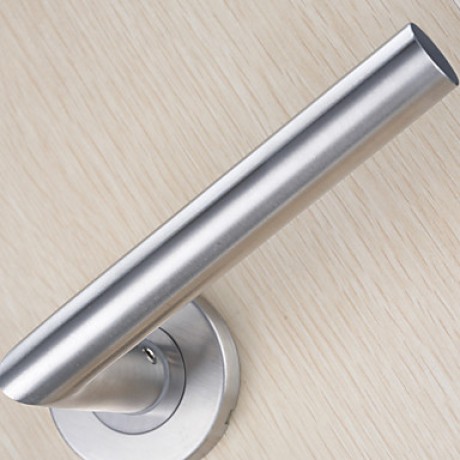 L304S-SS Elegant Stainless Steel Door Handle for Use with Both Left and Right Handed Doors for Home Style  